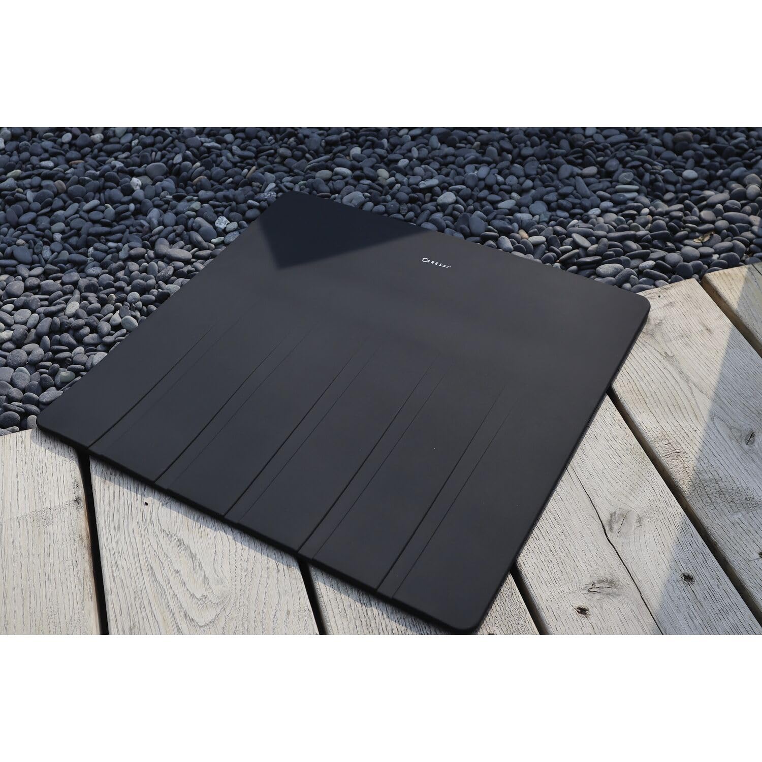 Silikon Abtropfmatte für Geschirr 400x415x9mm - ideal für Spülen ohne Abtropffläche, anthrazit