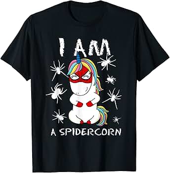 Amazon | ユニコーン・アイ・アム・ア・スパイダーコーン T
