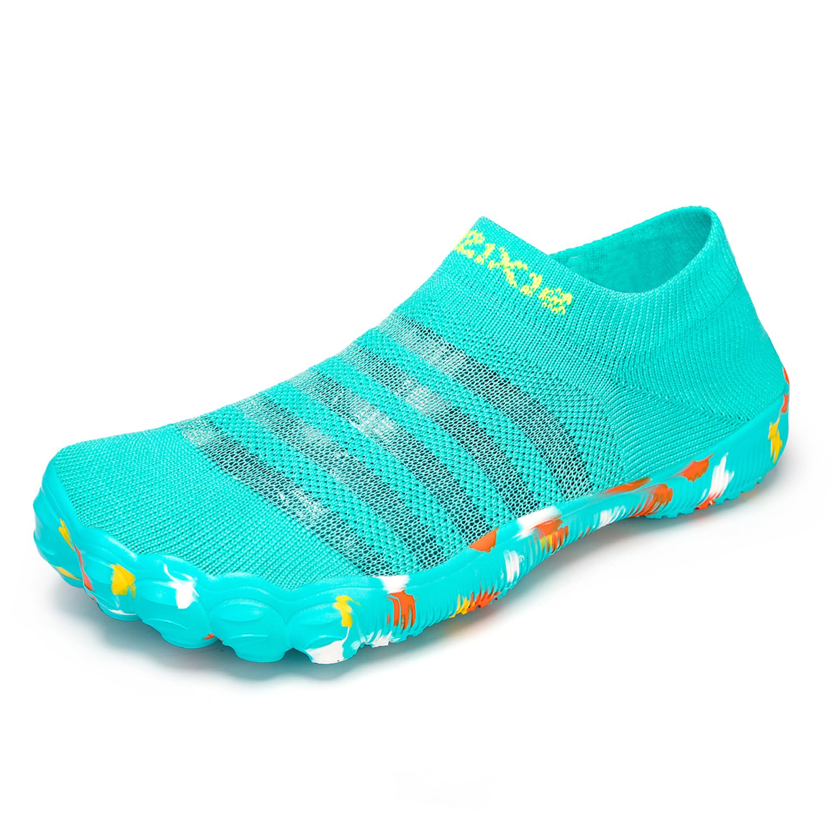 TRAILBLITZ Water Shoes Women Barefoot Athletic Workout Gym Footwear Beach Swim Sneakers Quick Drying Boat Aqua Shoes for Water Sport Diving Sailing Travel Fishing (7 Women, IceGreen)