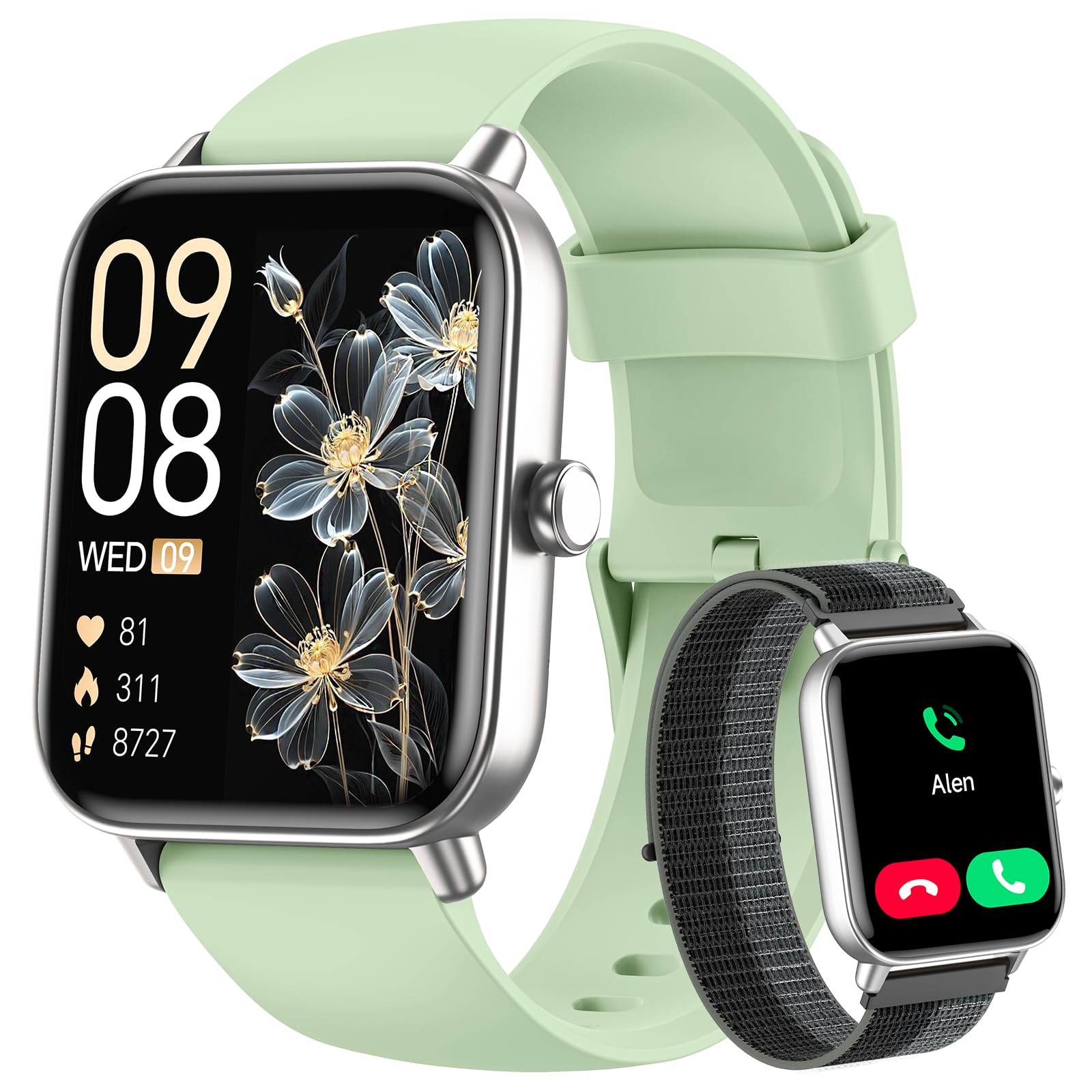 1.85" Smart Watches for Women Men, 120+ Sport Modes Fitness Tracker Watch