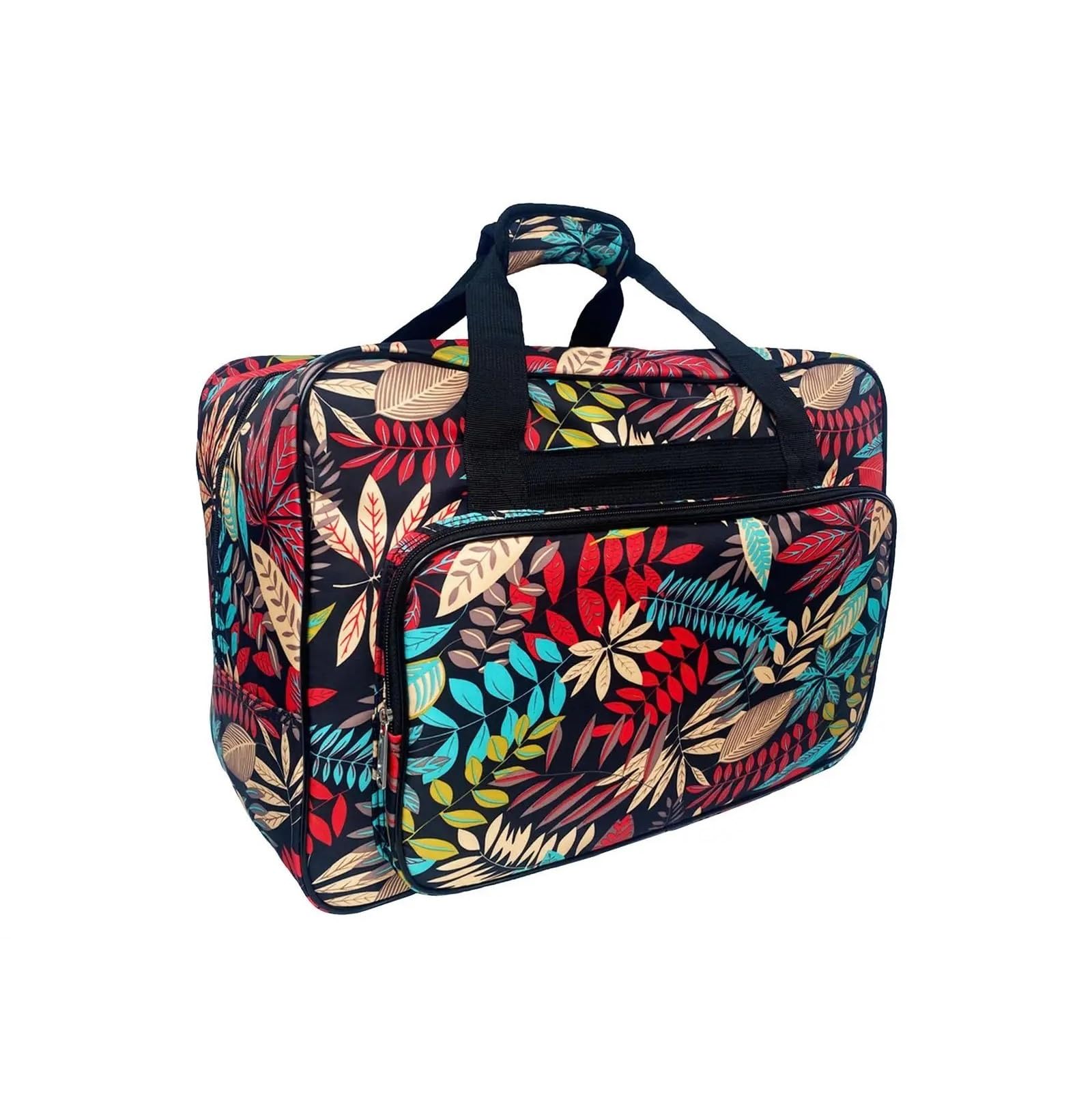 Sewing Machine Bag Sewing Machine Bag Case, Portable Storage Tote Case with Compartment Pockets Fits Most Standard Sew Machines
