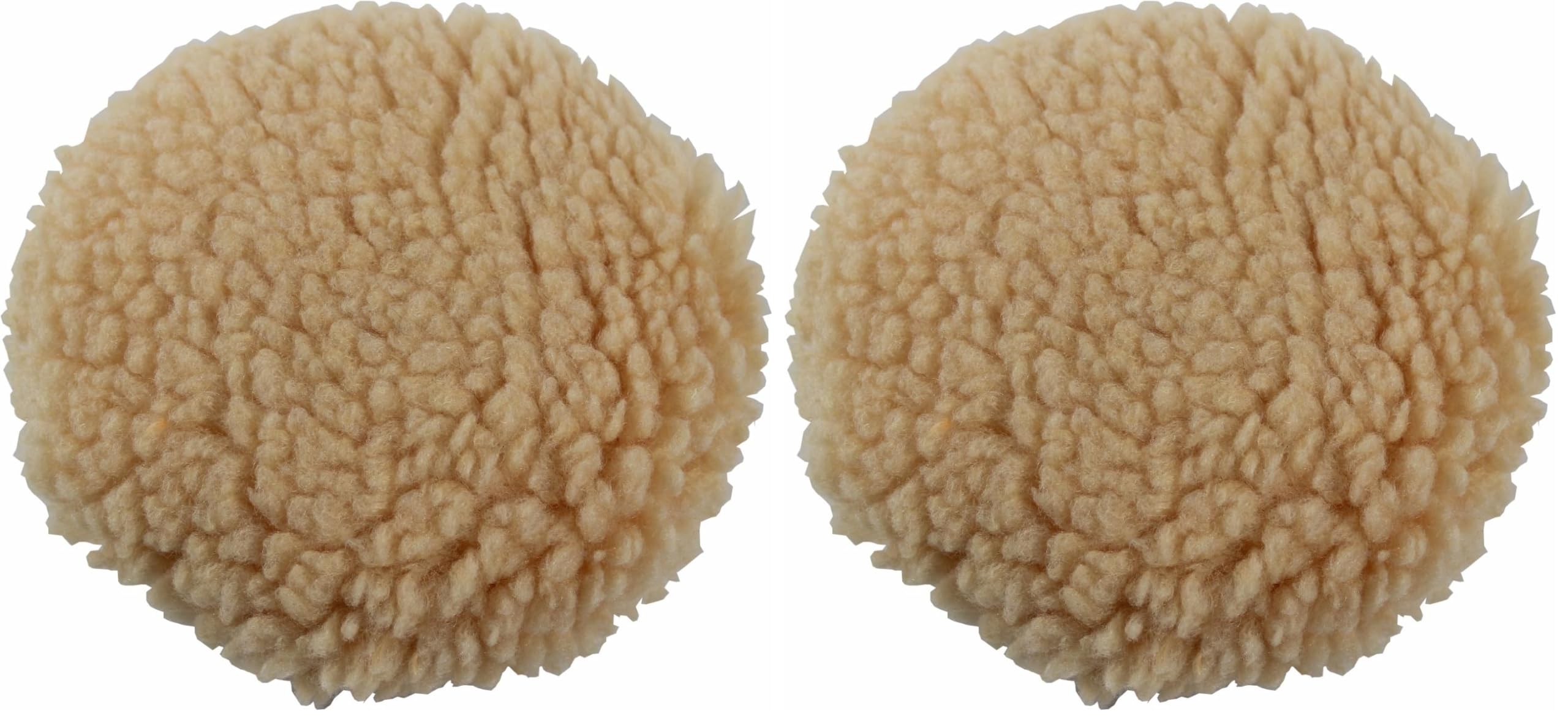 WEN 10A422 Synthetic Wool Polishing Bonnet, 9-Inch to 10-Inch (Pack of 2)