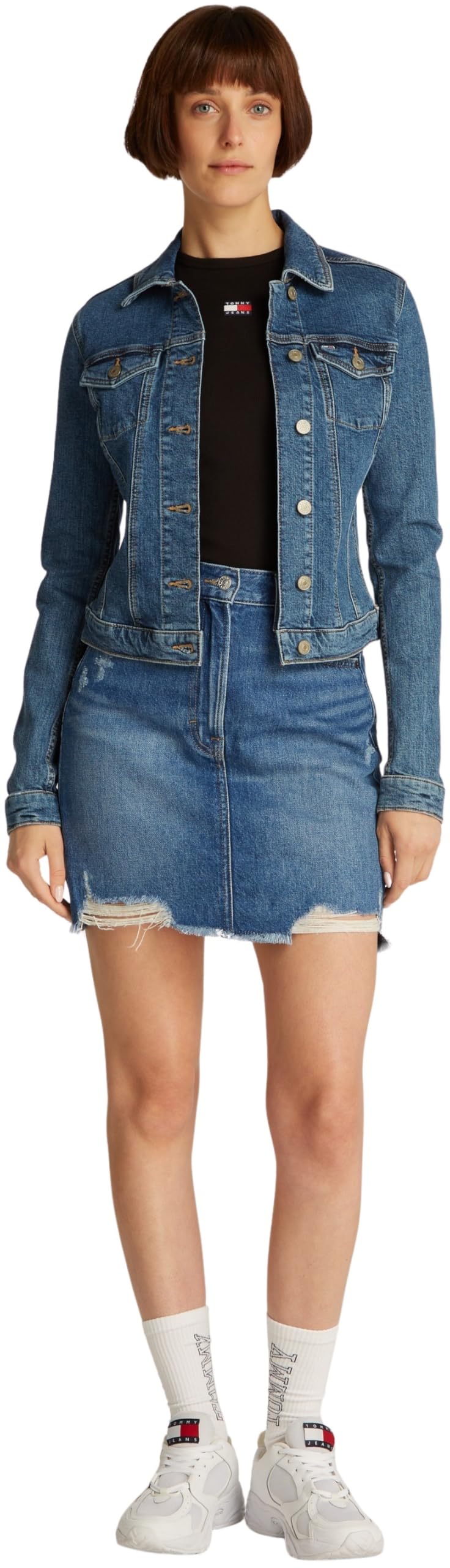 Tommy Jeans Veste en Denim Femme Vivianne Skinny Fit