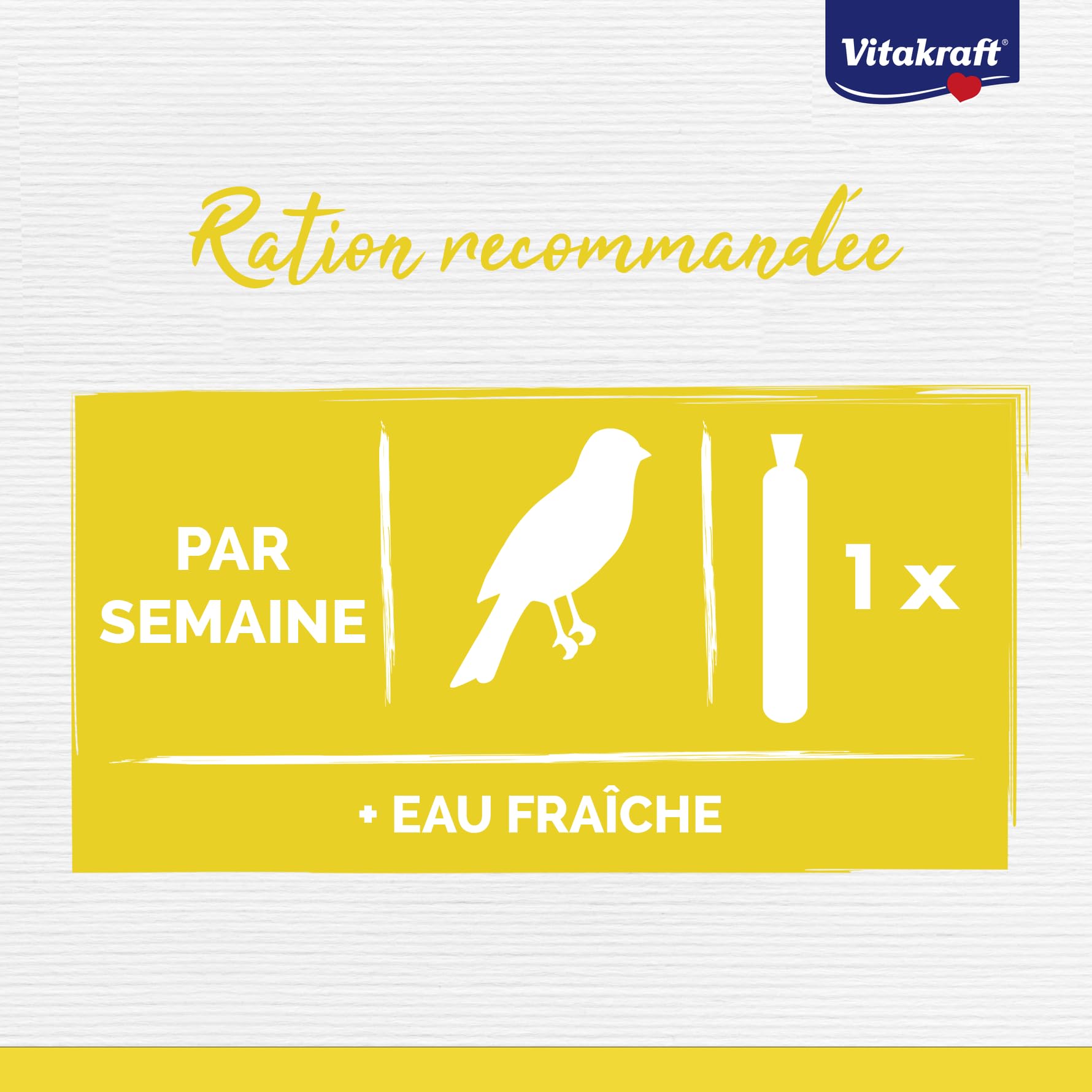 VITAKRAFT - Kräcker - Dolcetto per canarini - Alimentazione per uccelli domestici - Delizioso Kräckers al miele e sesamo - Confezione da 10 confezioni da 3 bacchette