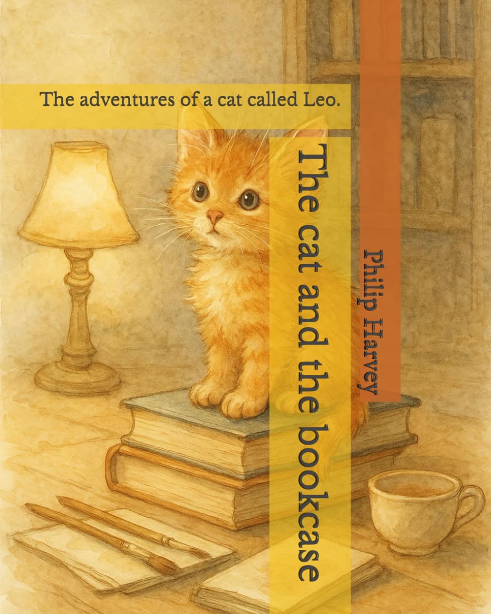 The cat and the bookcase: The adventures of a cat called Leo.