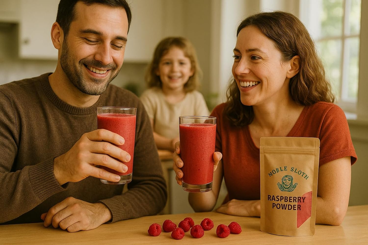 Noble Sloth Organic Raspberry Powder, All-Natural, Nutrient-Rich Fruit Powder & Flavoring Made from Whole Freeze Dried Raspberries for Smoothies, Baking, Desserts, Puree Mix, Yogurt, Raspberry Juice, 16 oz - Image 6