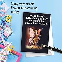 Vista 47 de NobleWorks Humorous Birthday Greeting Card with 5 x 7 Inch Envelope (1 Card) Bday Bra Size C10073BDG
