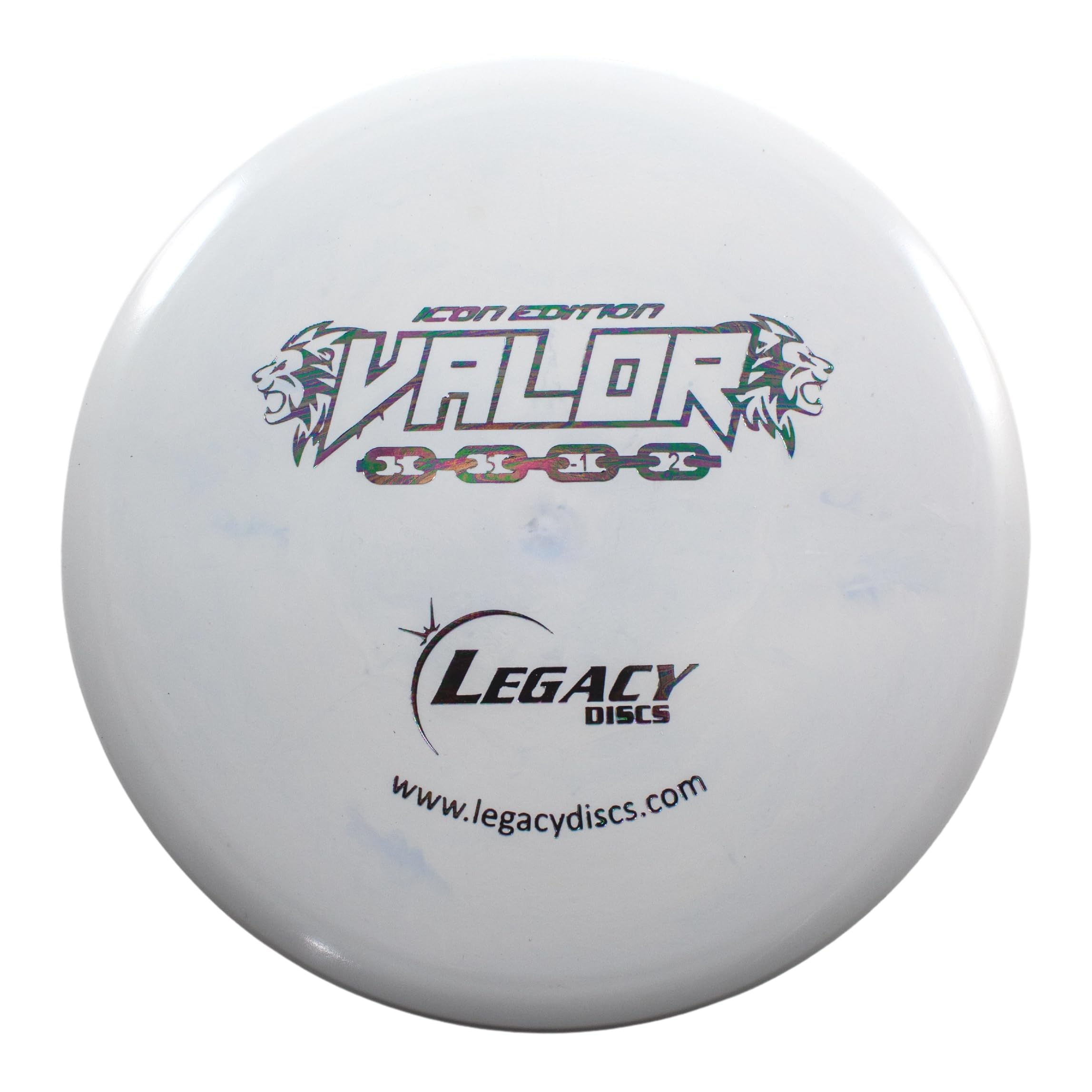 Valor by Legacy Discs | Premium Icon Plastic | Stable Disc Golf Midrange (Colors Vary)