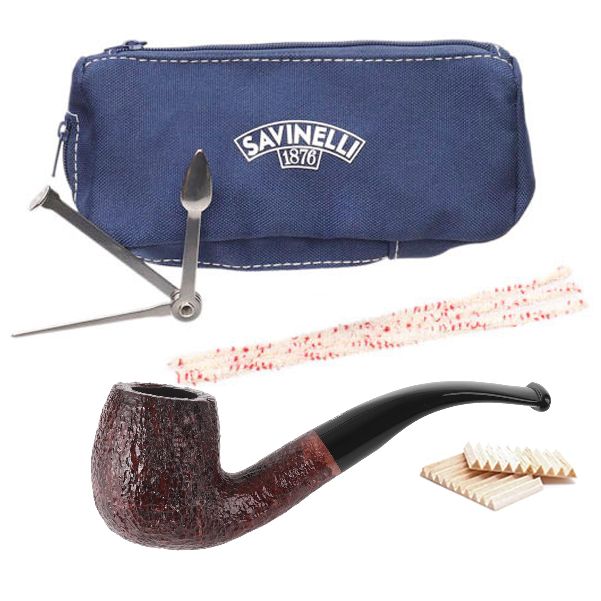 Amazon.com: Savinelli 601 One Briar Pipe Care Set + 100 Balsa 6mm
