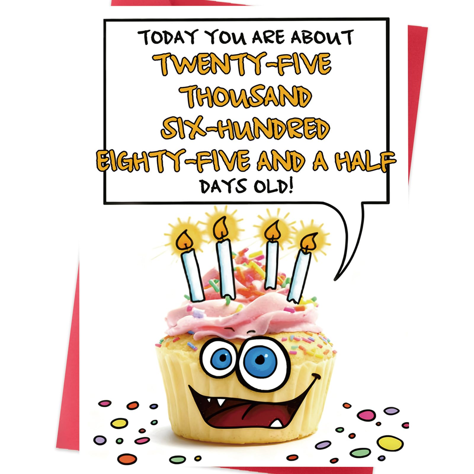 Photo 1 of  2 Soupklop Funny 70th Birthday Card, Happy 70th Birthday Card Gift for Men Women Mom Dad, Humorous 70 Year Old Birthday Gift Decoration for Grandpa Grandma Uncle Aunt