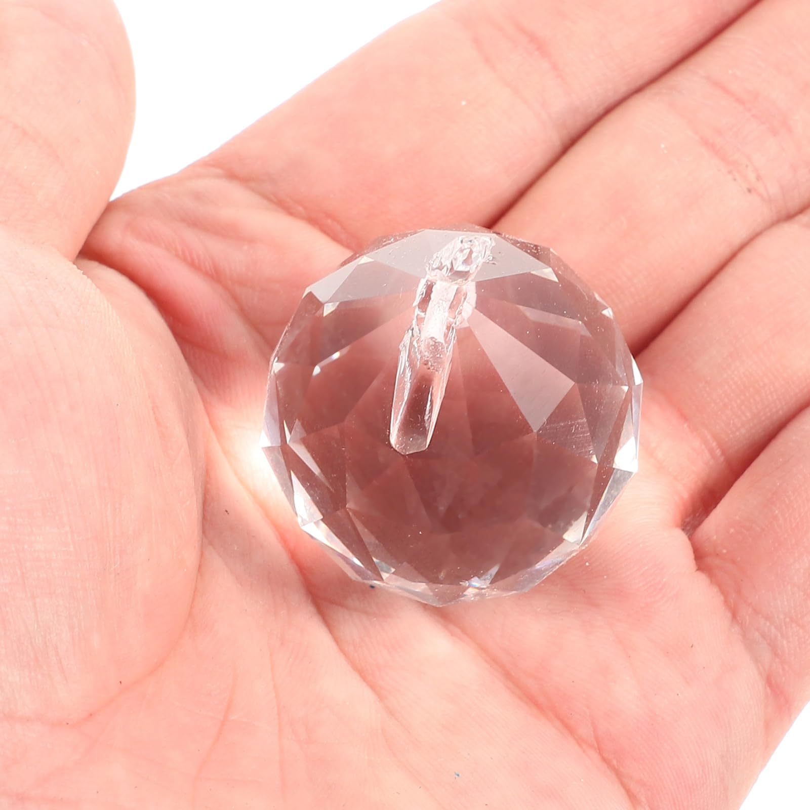 20stücke Kristallkugelprismen Klare Ball Anhänger Hängen Für Fenster Baum Kronleuchter Zubehör Sonnenfänger Perlenvorhang Babyzimmer Gartendekoration