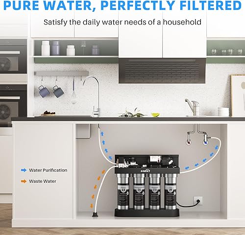 Miniatura 7 de Filtro de sedimento de cartucho de repuesto para sistema de ósmosis inversa UV OM-ROF03, 1 paquete