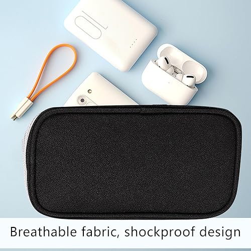 Miniatura 4 de Bolsa organizadora de accesorios electrónicos, organizador universal de viaje para cable, cargador, teléfono, tarjeta SD, bolsa de viaje de negocios