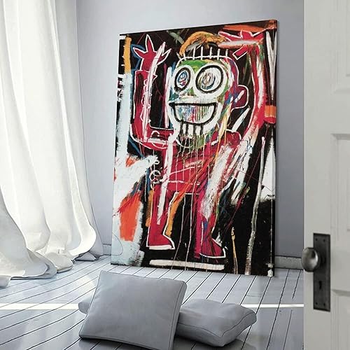 Vista 141 de Lienzo impreso para pared, póster inspirador de dinosaurio, la vida no me asusta, graffiti, pintura en lienzo, impresiones en lienzo