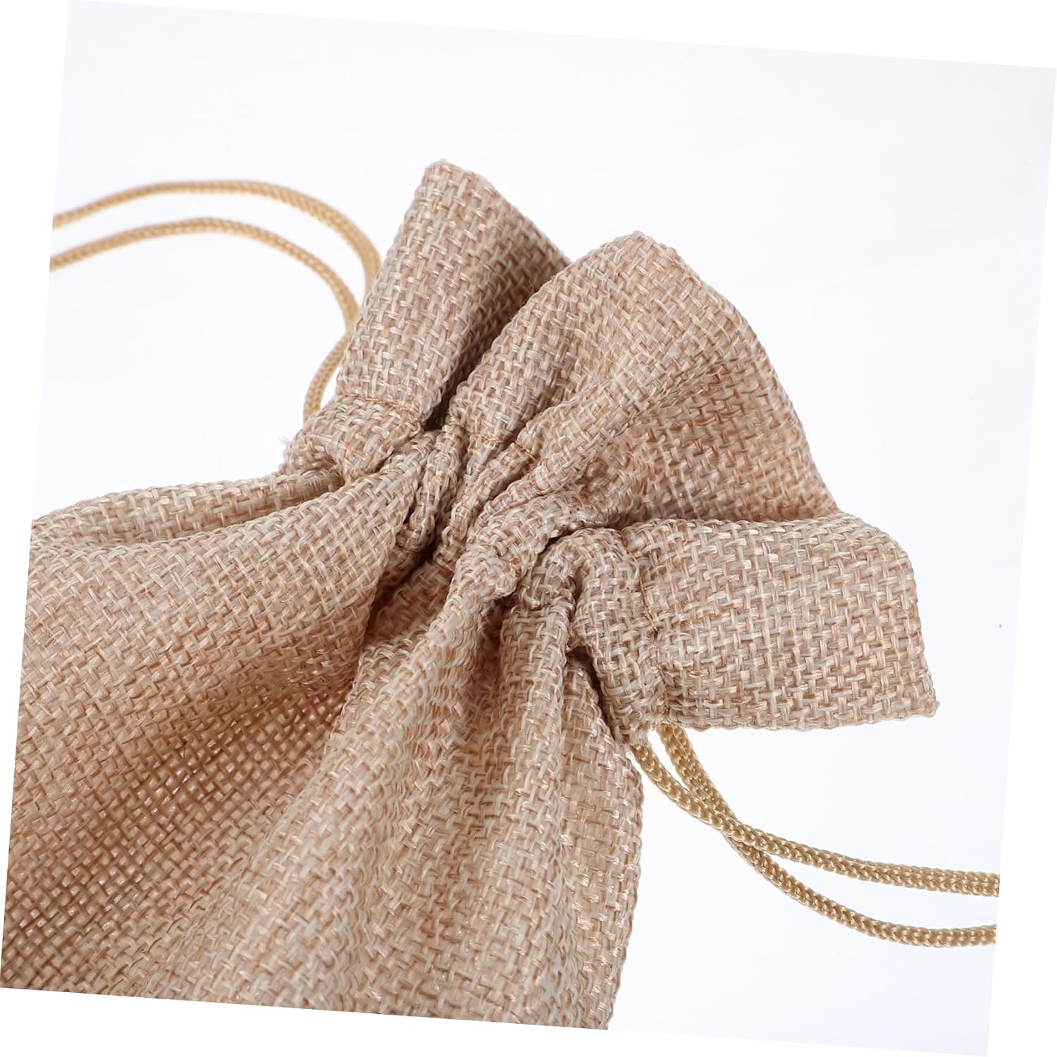10pcs Drawstring Wine Bottle Bags Reusable Burlap Wine Storage Bags for Parties Weddings Home Use for Wrapping and Storage