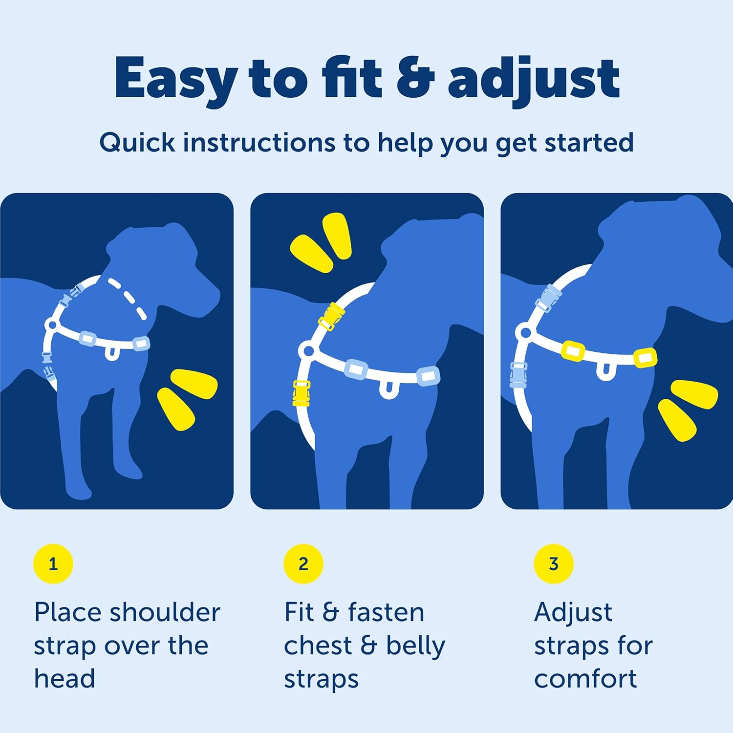 PetSafe Easy Walk Deluxe Dog Harness, No Pull Dog Harness – Perfect for Leash & Harness Training – Stops Pets from Pulling and Choking on Walks – Medium, Apple