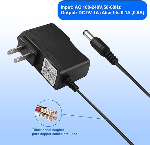 Miniatura 3 de Adaptador de 9 V para Boss PSA-120S fuente de alimentación de CA CC para pedal de efectos BOSS instrumentos musicales Roland distorsión teclado