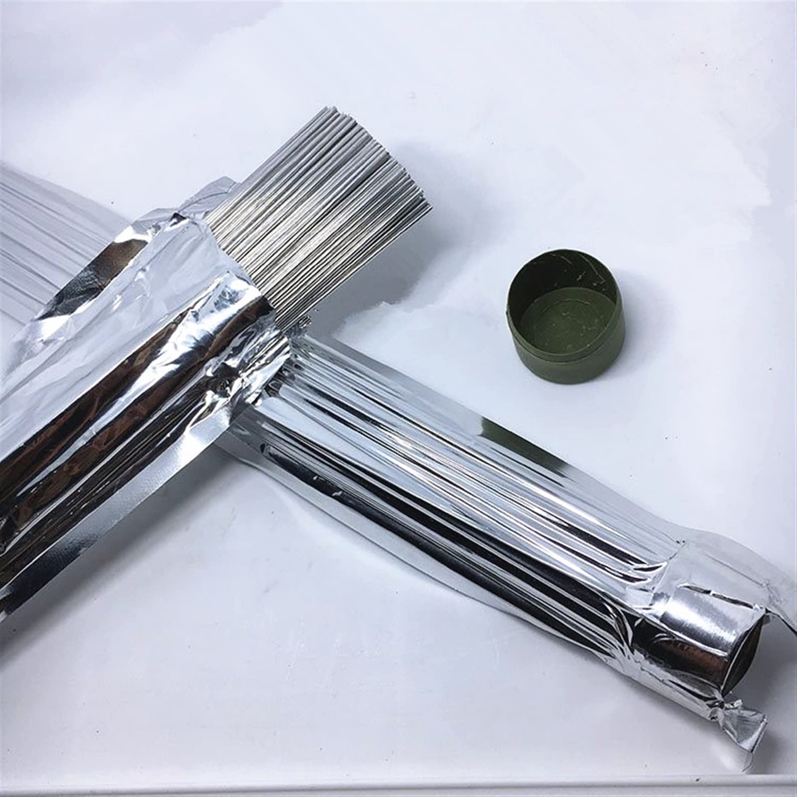 Lnanqing-Accessori per saldatura 500x2.0mm 19.68x0.079 "Aste di saldatura in alluminio riparazione WE.53. Filo di brasatura a bassa temperatura a bassa temperatura di flusso, Non tossico e multiuso