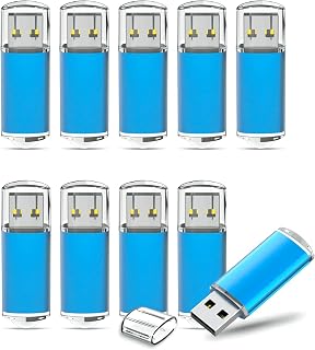 TOPESEL 50 Pack 2GB USB 2.0 Flash Drive High Speed 2G Thumb Drive Memory Stick Jump Drive 2G USB Drive Zip Drive for PC laptops, Tablets, TVs, car Audio (Blue)