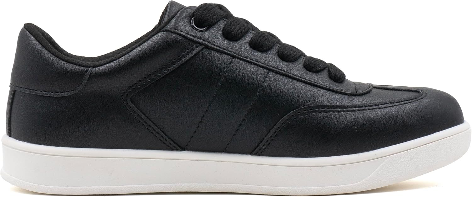 Women's Lace Up Trendy Sneaker Classic Fashion Low Top Walking Shoes - Picture 9 of 109