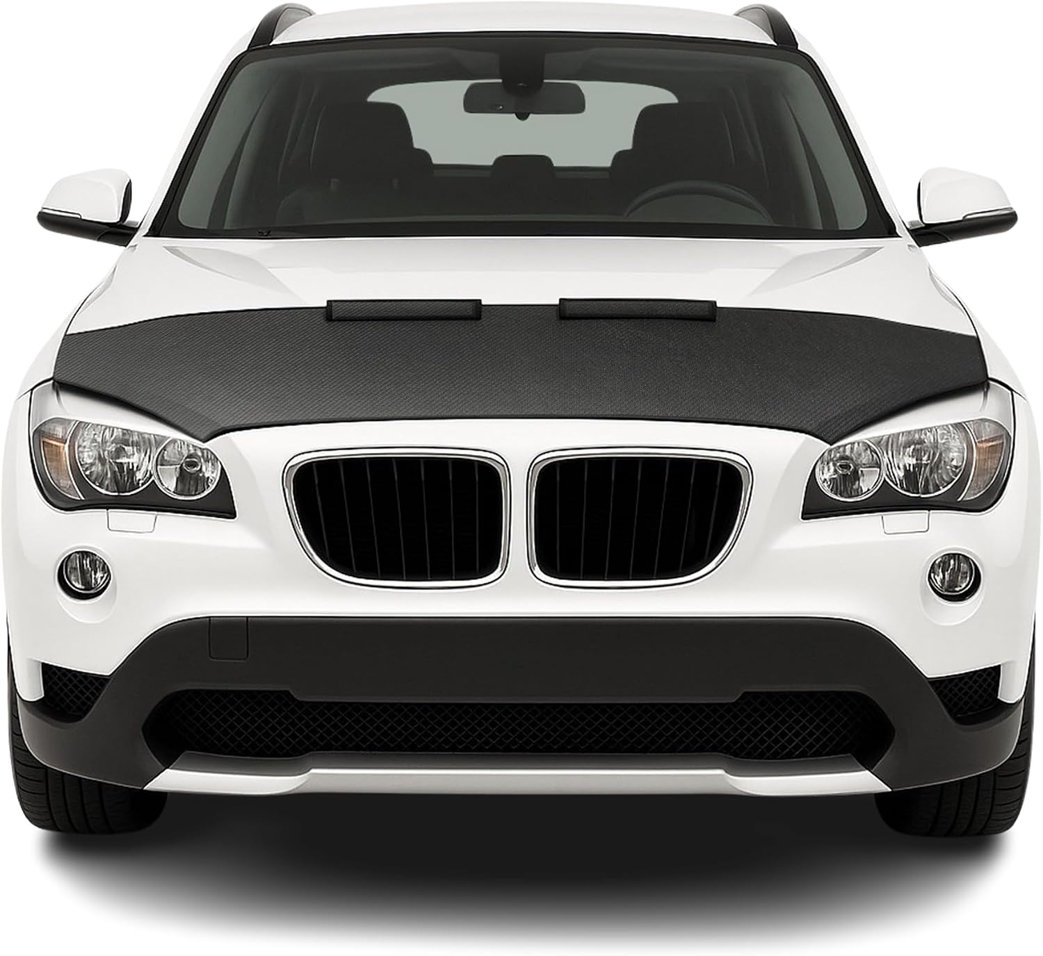 OMAC Car Bonnet Mask Hood Bra for BMW X1 E84 2010-2015 Half Carbon