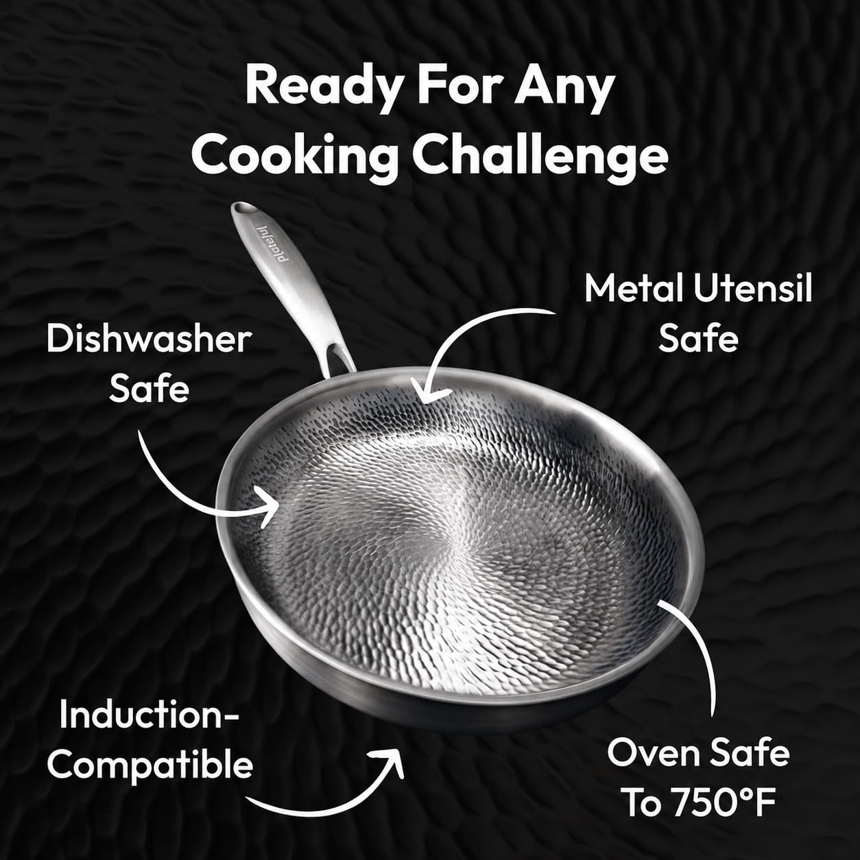 Plateful Titanium Pan - 12 Inch Nonstick -5 Plateful Titanium Pan - 12 Inch Nonstick -5