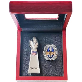 2024 Fantasy Football Rings Championship Rings Collection FFL Championship Trophy Gift Box Ring Display Box 11