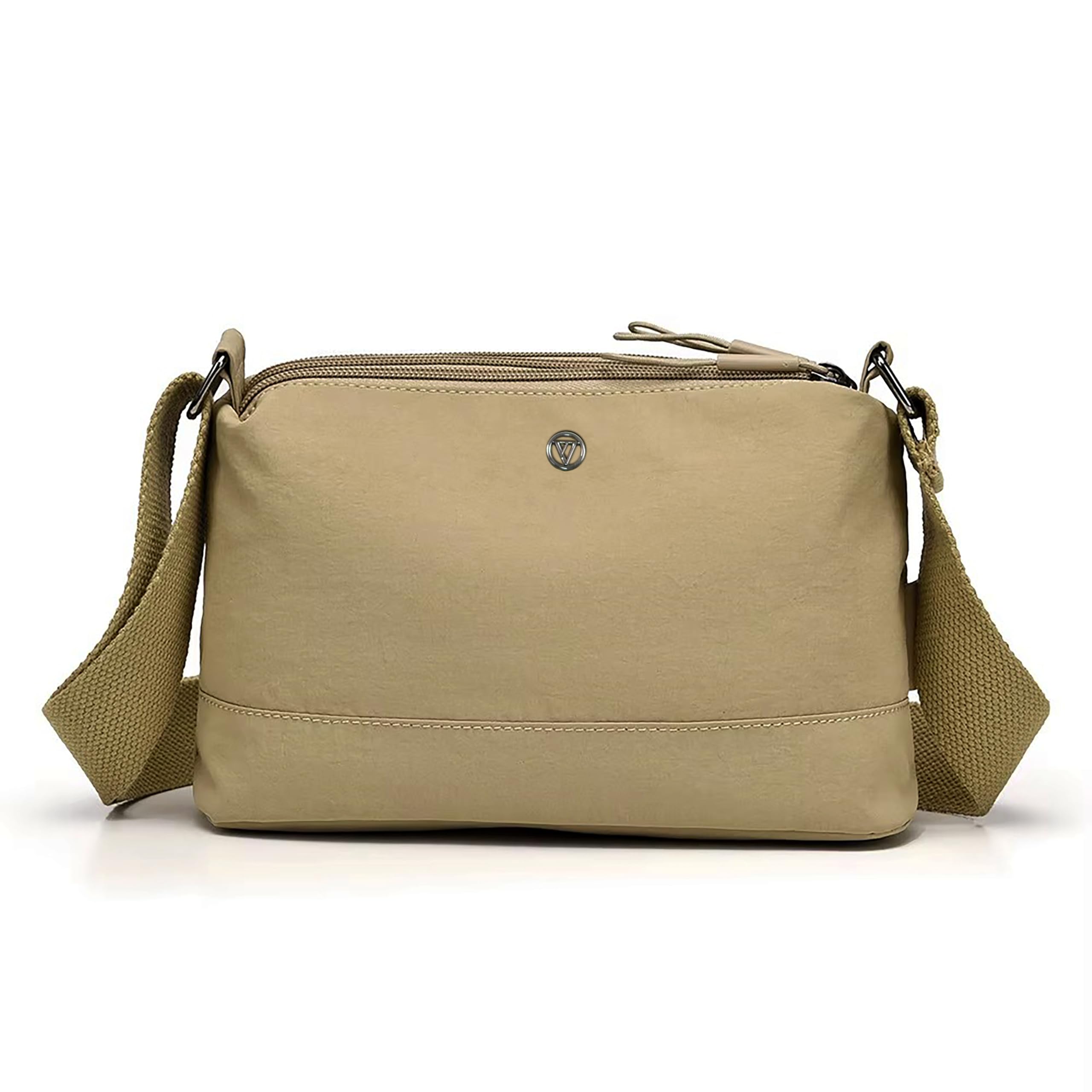 wildhorn Nylon Sling Bag for Women | Lightweight Crossbody Shoulder Bag | 3 Zipper Pockets | Adjustable Strap | Travel, Office & Daily Use-picture-24