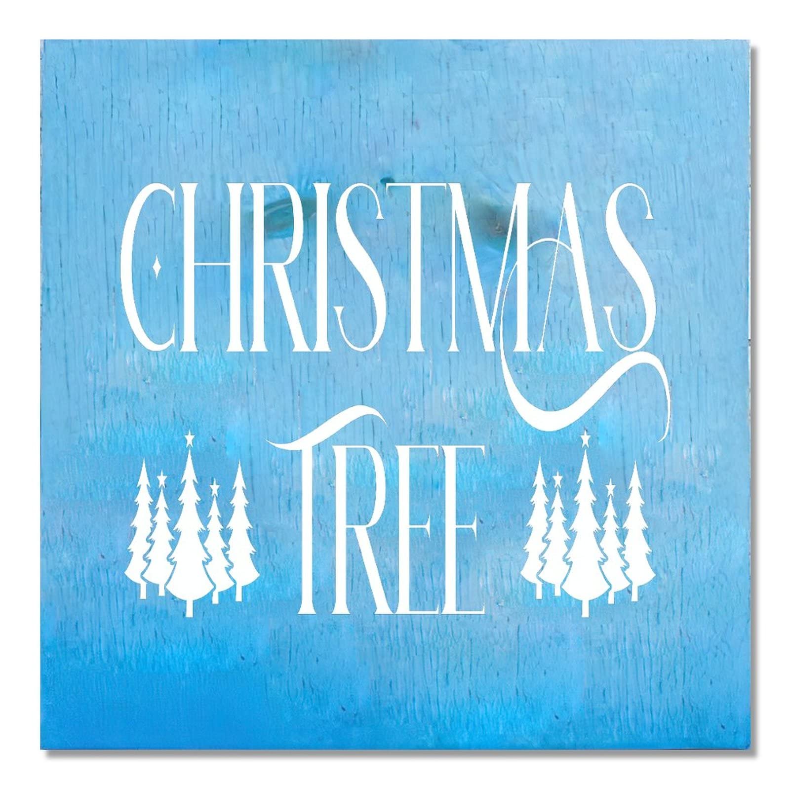 Panneaux de Noël pour sapin de 40x40 cm pour illuminer votre salon pendant les fêtes