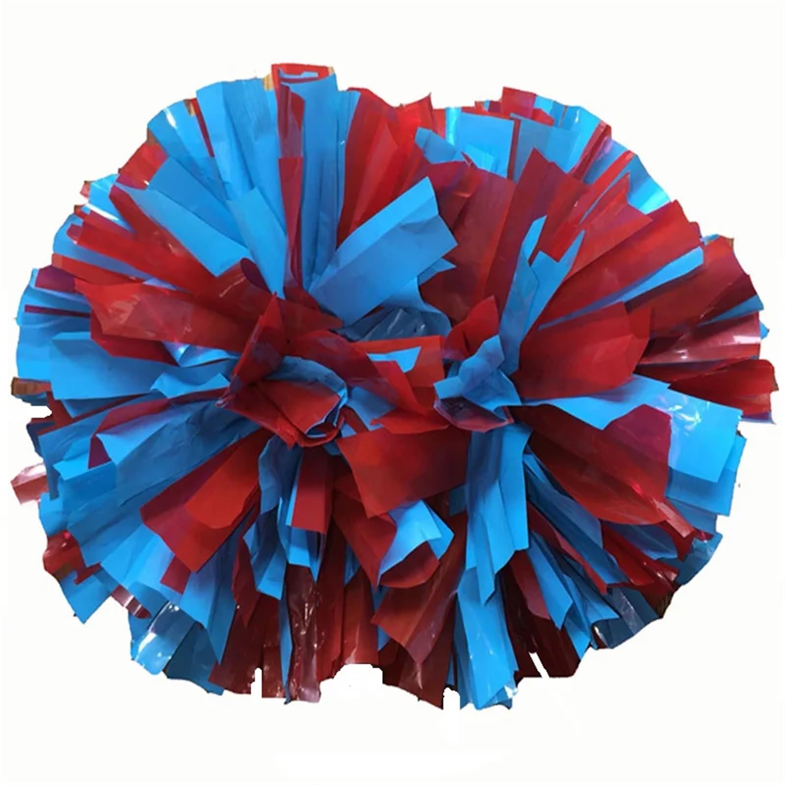 ZWCSHUU Cheerleader Pom Poms 2Pcs 38cm Sports Pom Poms Baton Handle Party Decoration Cheerleading Pompoms(Color4)