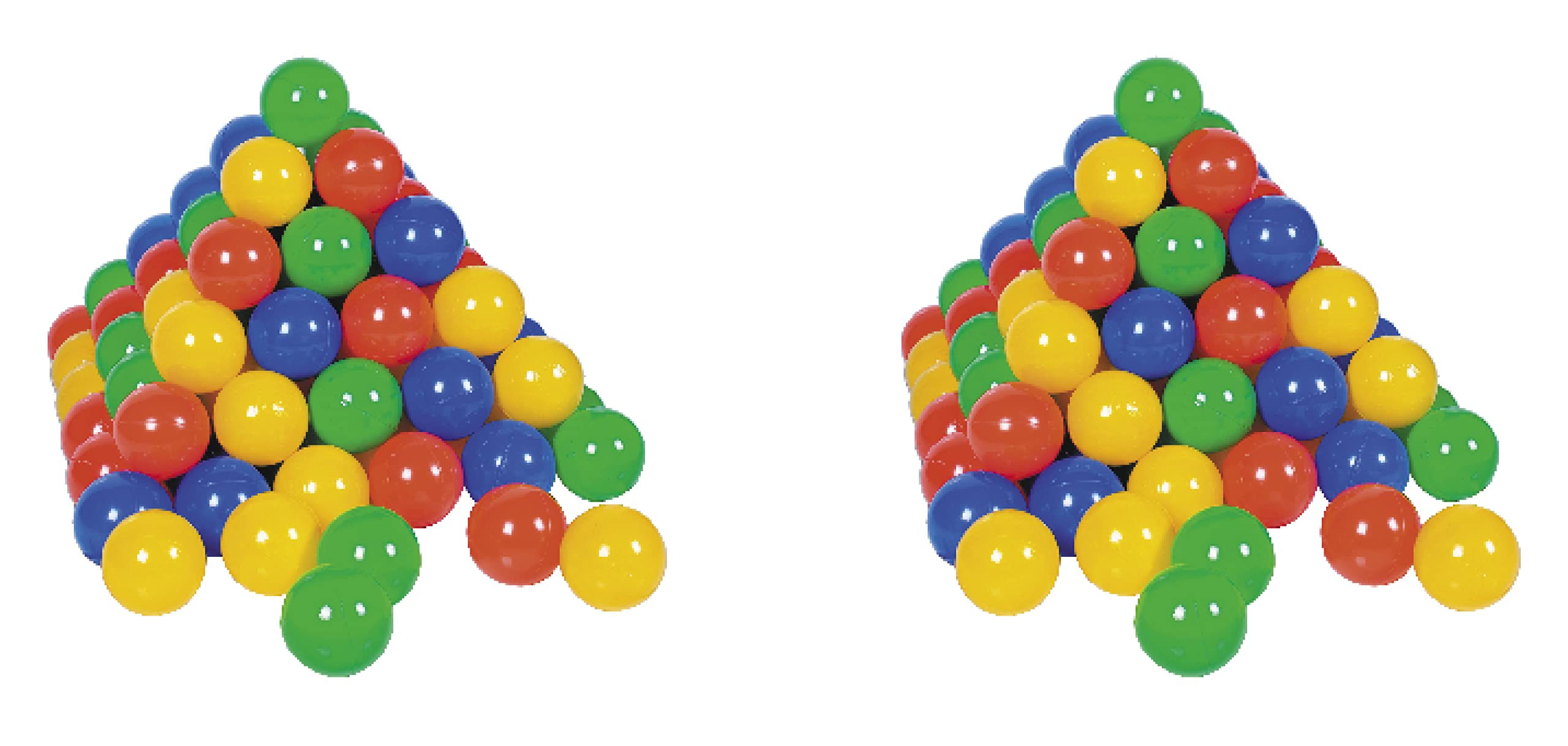 KNORRTOYS.COM 56890 Bälleset ca. Ø7 cm-200 Balls/Colorful, Bunt