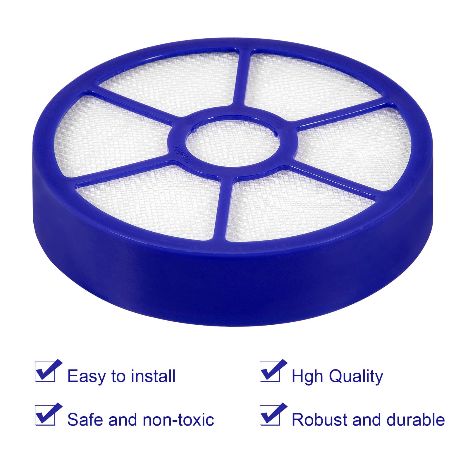 KingBra 2Pcs Replacement Vacuum Filter Post Motor HEPA Filter Compatible with DC33 Vacuum Cleaners, Part # 921616-01