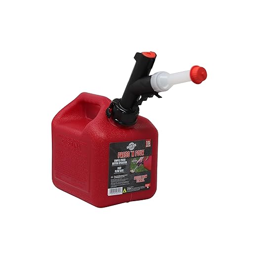 2. GarageBoss Press ‘N Pour Gas Can