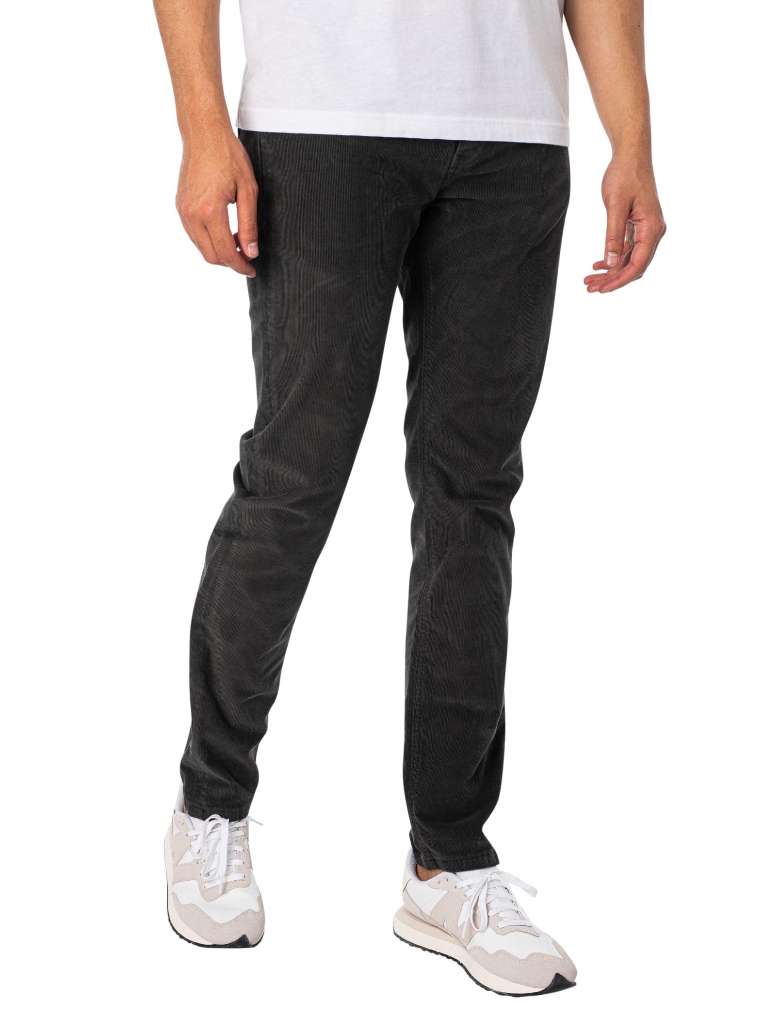 Lois Jeans Men's Sierra Corduroy Jeans, Charcoal, 34W x 34L