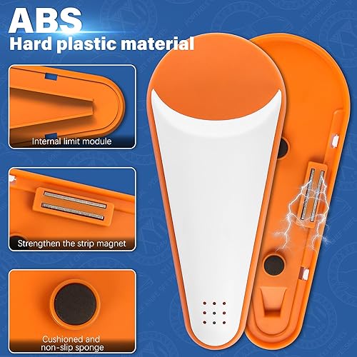 Miniatura 2 de XYJ Auténtico desde 1986, soporte de tijera con absorción magnética y diseño de agujeros de drenaje, estuche de almacenamiento de tijeras de