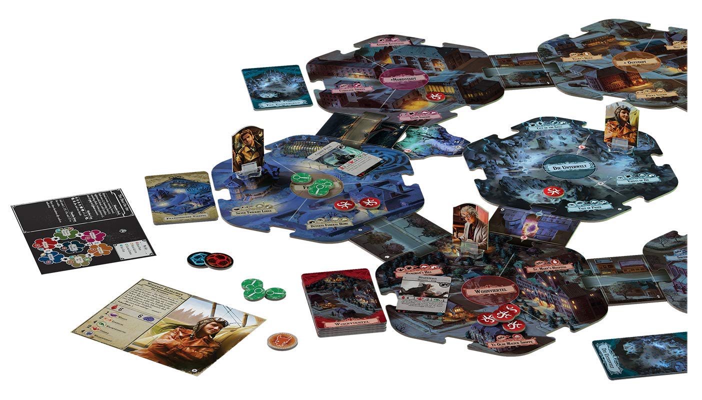 Fantasy Flight Games, Arkham Horror 3ème Edition - Mystères Ords Extension Jeu d'experts Jeu de stratégie 1 à 6 Joueurs À partir de 14 Ans et + 120 Minutes - Allemand