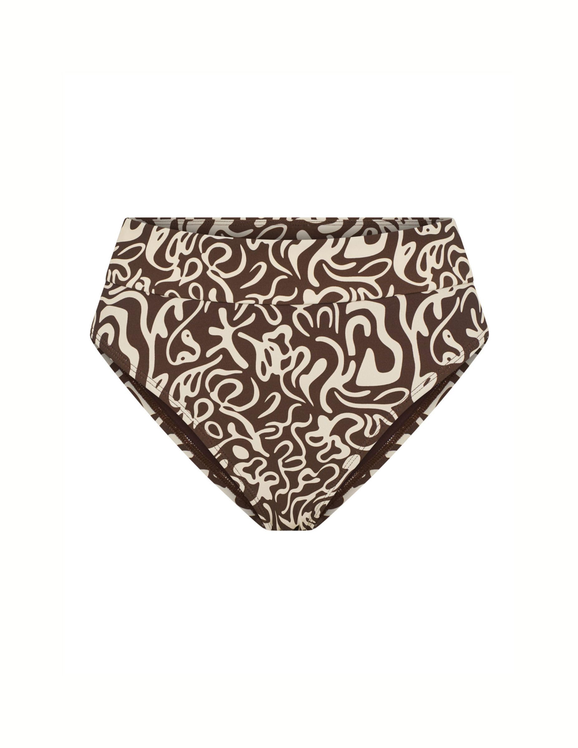 Modibodi Perioden-Swim Bikini High Waist Leicht 20 ml Schwarz | Auslaufsichere Bademode,Für aktives Schwimmen entwickelt
