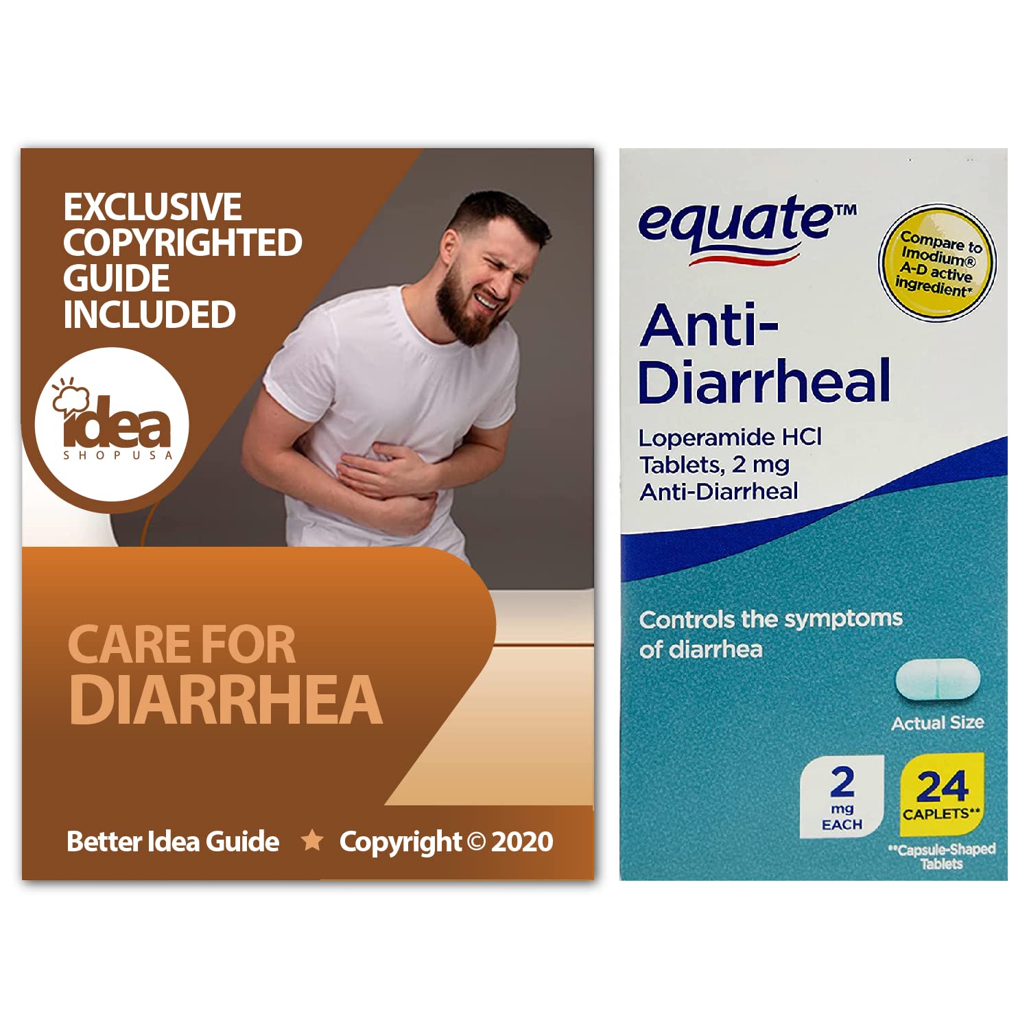 Equate Loperamide HCl AntiDiarrheal Liquid Softgels, Mg, 24 Count