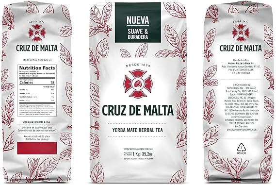 Cruz De Malta Yerba Mate (1kg - 2.2lbs)