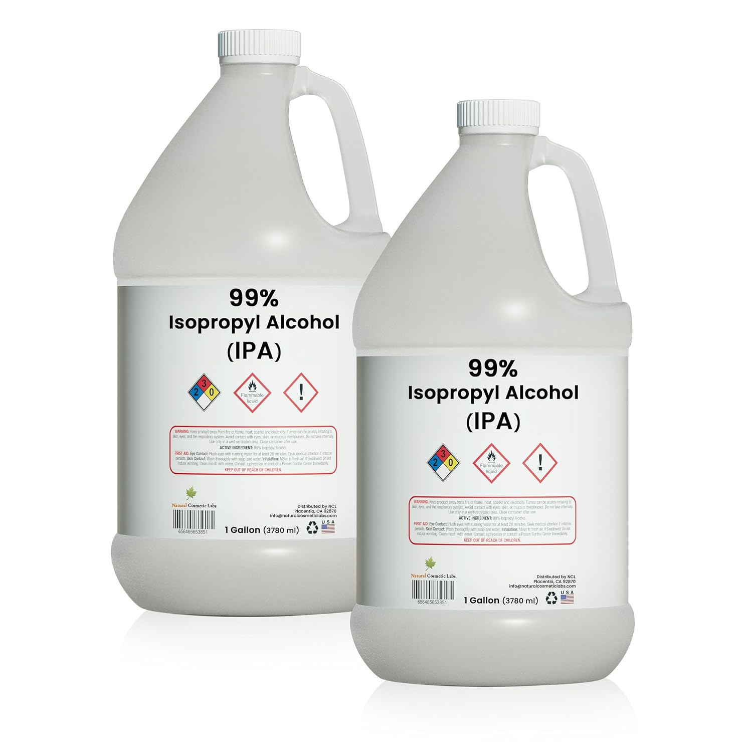 Isopropyl Alcohol 99% (IPA) Rubbing Alcohol by Natural Cosmetic Labs - Made in USA (2)