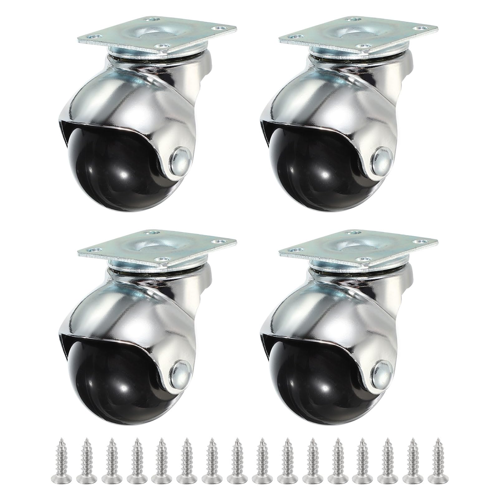 PATIKIL 2 Inch Ball Caster Wheels - 8 Pack -10 PATIKIL 2 Inch Ball Caster Wheels - 8 Pack -10