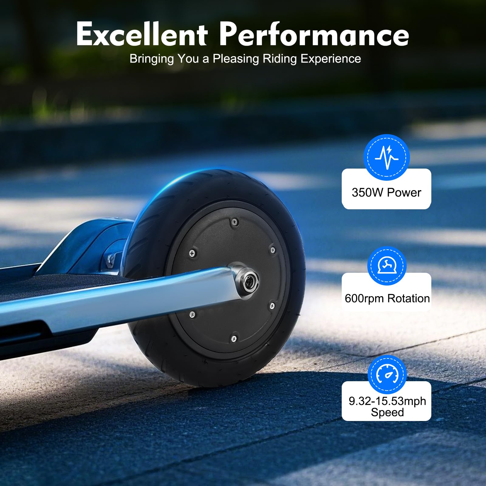 36V 350W motor de patinete eléctrico patinete rueda motor sin escobillas DC motor neumático inflable rueda para Xiaomi M365/M365 PRO patinete eléctrico