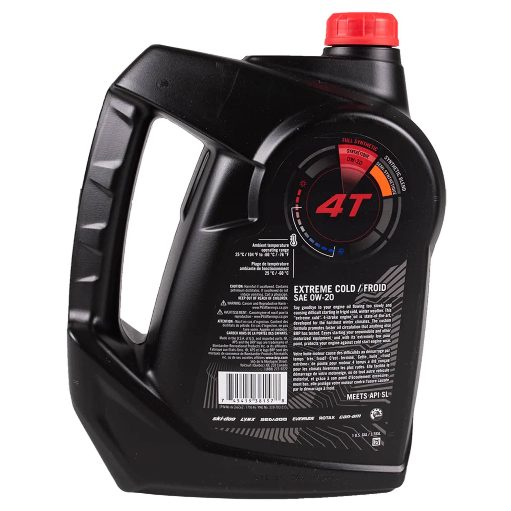 CanAm 779133 OEM XPS Rotax 4Stroke Synthetic Blend Oil, 50 OFF