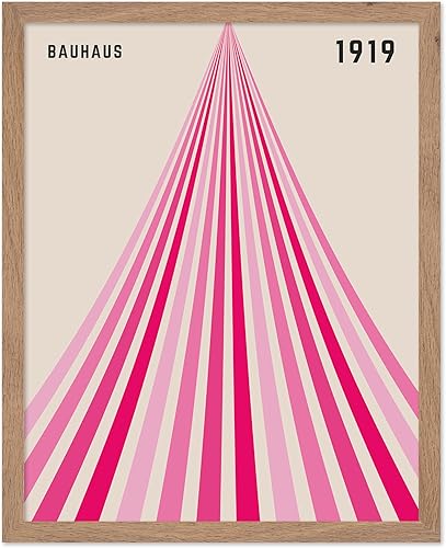 Miniatura 18 de Monem Art Bauhaus Póster – Impresión de sol de California – Arte de círculos arcoíris – Arte geométrico – Arte bohemio chic – Arte moderno de