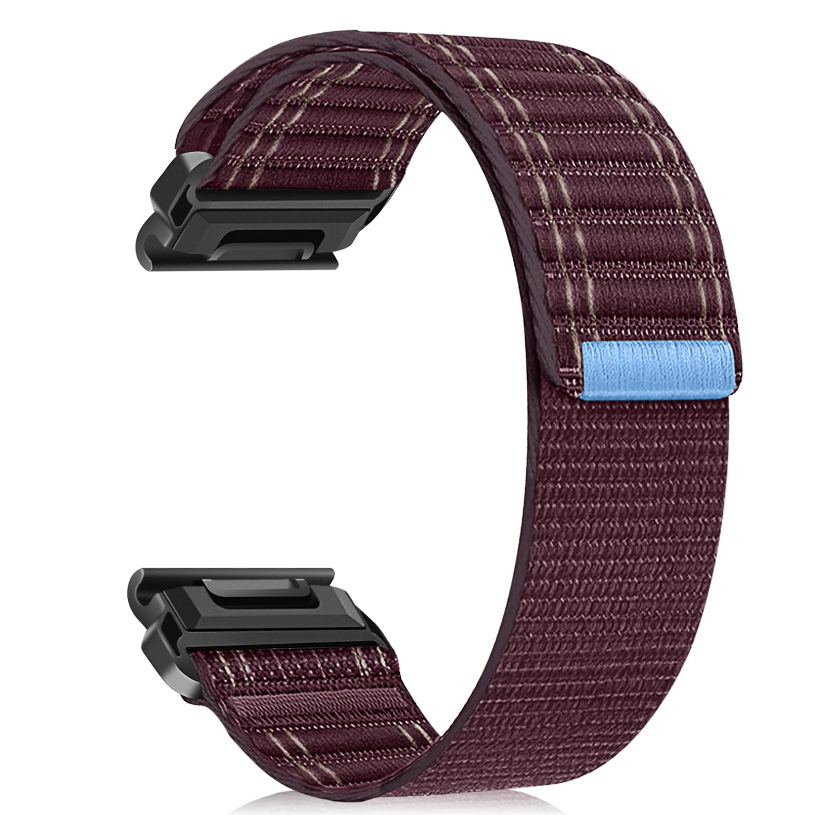 RosMank 20mm Quickfit Intrecciato Cinturino per Garmin Fenix 8 AMOLED 43mm/7S Pro/7S/6S Pro/6S/5S/5S Plus, Cinturino di Ricambio in Nylon per Approach S70 42mm/Instinct 2S/Descent Mk3s (Arancia