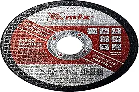 MTX Disco De Corte Para Inox E Metal 115 X 1,6 X 22 Mm Óxido De Alumínio E Carbeto De Silício Corte Rápido Limpo Reforçado Profissional Versátil