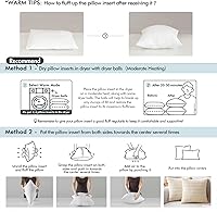 Vista 3 de MIULEE - Rellenos de almohadas decorativas, 14x36 pulgadas con relleno de fibra virgen 100% para cama y sofá