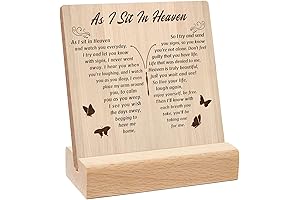 As I Sit In Heaven Memorial Sign