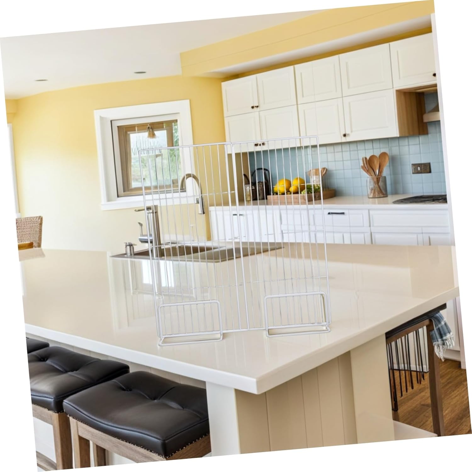 Ciieeo Refrigerator Divider Adjustable Wire Shelf Rack Iron Freezer Partition for Efficient Food Organization Easy Cleaning Supermarkets and Households