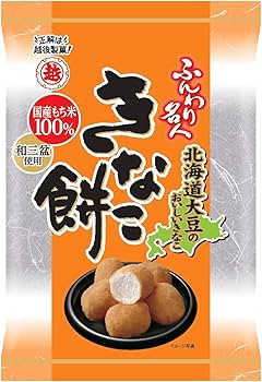 Amazon.co.jp: 越後製菓 ふんわり名人きなこ餅 35g ×10袋 : 食品・飲料